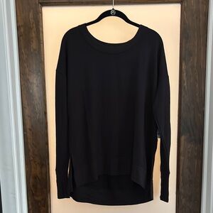 Athleta Black Coaster Luxe Sweatshirt